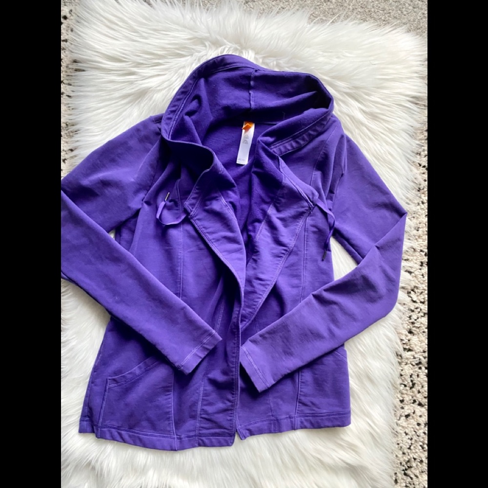 *sold* Lucy Draped Athletic Cardigan - Picture 2 of 4